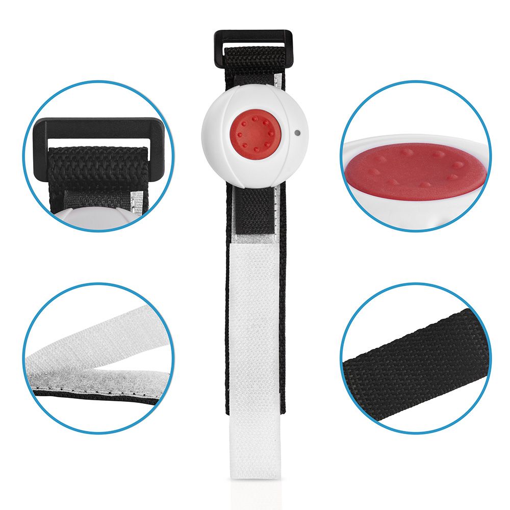 HELPLINE Mini - Mobiler Hausnotruf mit Armbandsender und Ladesystem